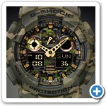 CASIO - CAMOUFLAGE GA-100